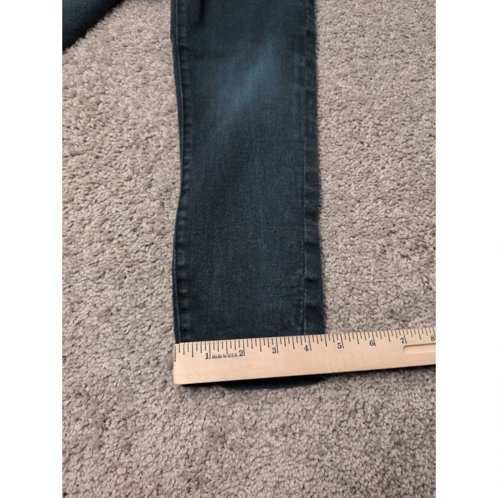 True Religion Boys Skinny Jeans Dark Wash Red Contrast‎ Stitch Size M 5/6